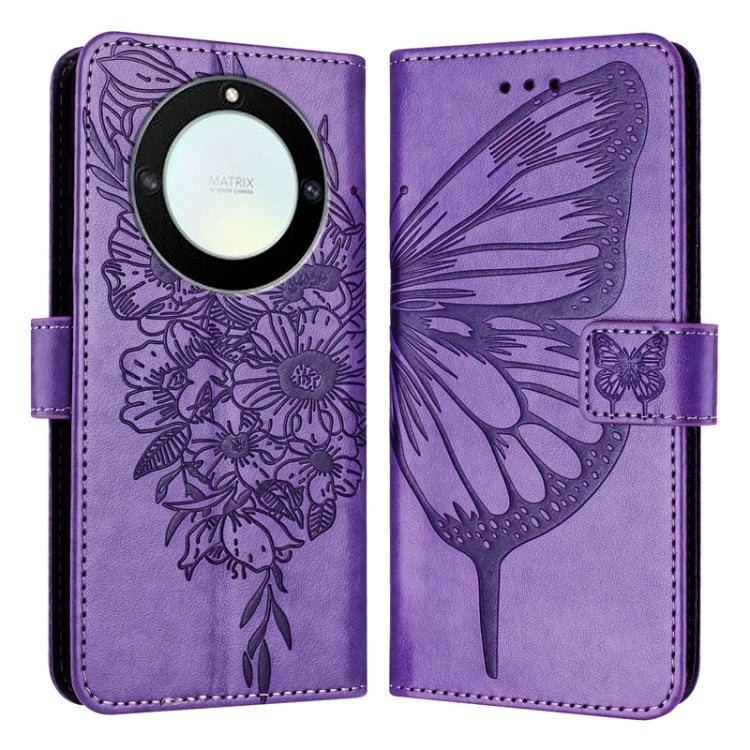 Embossed Butterfly Leather Phone Case, For Honor X7a / Play7T 5G, For Honor Magic5 Pro, For Honor X40 / X9a / Magic5 Lite