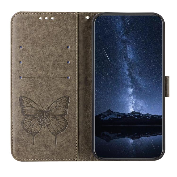 Embossed Butterfly Leather Phone Case, For Honor X8C 4G Global, For Honor GT, For Honor X9C Smart Global