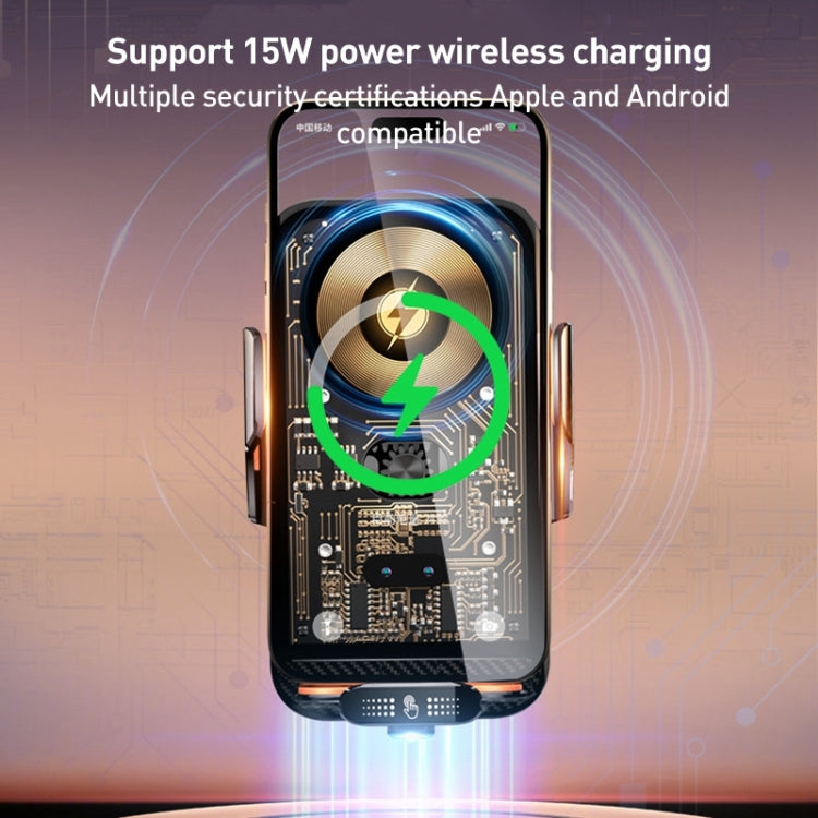 C05 Automatic Alignment Wireless Fast Charging Air Outlet Car Holder