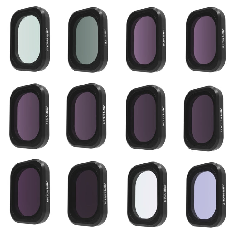 For DJI OSMO Pocket 3 JSR CB Series Camera Lens Filter, MCUV, CPL, ND8, ND16, ND32, ND64, ND256, ND1000, ND8PL, ND16PL, ND32PL, ND64PL, 1/8 Black Mist Filter, NIGHT, STAR, 3 in 1 CPL ND8/16, 3 in 1 ND16/64/256, 4 in 1 CPL ND16/32/64, 4 in 1 ND8/16/32/6...