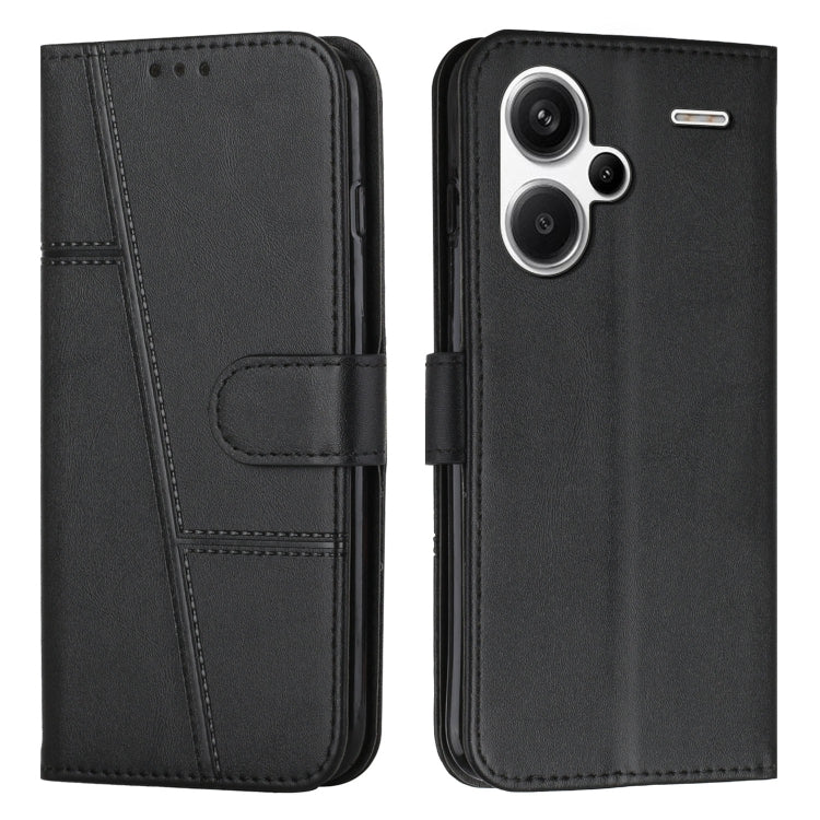 Stitching Calf Texture Buckle Leather Phone Case, For Xiaomi Redmi 13C, For Xiaomi Redmi Note 13 pro+, For Xiaomi Redmi Note 13 pro