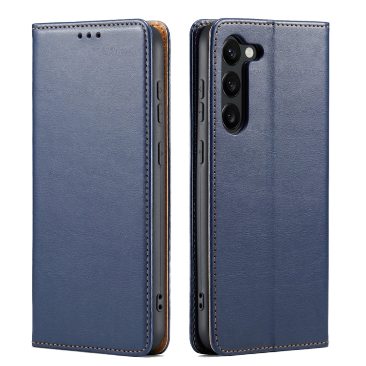 Fierre Shann PU Genuine Leather Texture Phone Case, For Samsung Galaxy A15 5G, For Samsung Galaxy A55 5G, For Samsung Galaxy A35 5G, For Samsung Galaxy S24 Ultra 5G, For Samsung Galaxy S24+ 5G, For Samsung Galaxy S24 5G