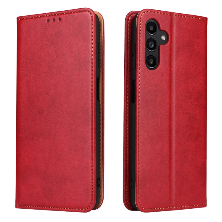 Fierre Shann PU Genuine Leather Texture Phone Case, For Samsung Galaxy A15 5G, For Samsung Galaxy A55 5G, For Samsung Galaxy A35 5G, For Samsung Galaxy S24 Ultra 5G, For Samsung Galaxy S24+ 5G, For Samsung Galaxy S24 5G