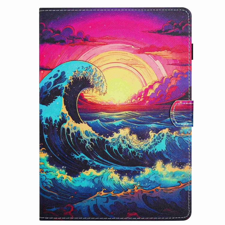 Painted Pattern Stitching Smart Leather Tablet Case, For iPad 10th Gen 10.9 2022, For iPad mini 2024 / mini 6, For iPad 11 Pro 2024 / 2020 / Air 4 10.9, For iPad 10.2 2020 / 2019