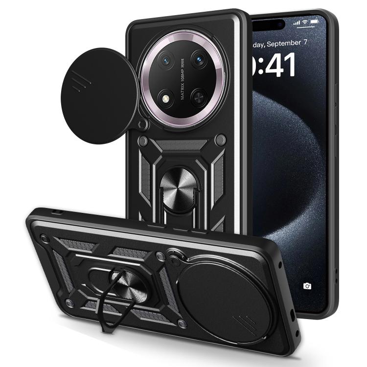 Sliding Camera Cover Design TPU+PC Phone Case, For Honor X9c Smart, For Honor X60 Pro / X9c, For Honor Magic7 Pro