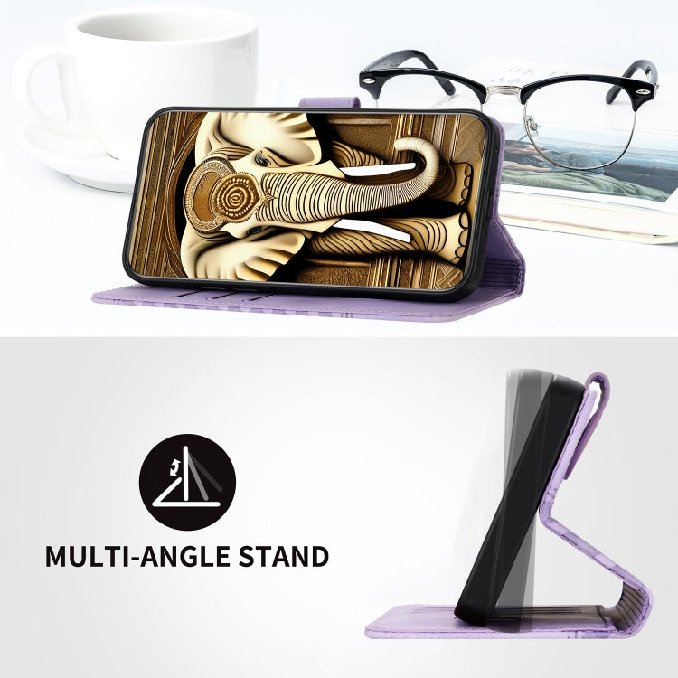 YX0060 Elephant Head Embossed Phone Leather Case with Lanyard, For iPhone 12 mini, For iPhone 11 Pro Max, For iPhone 11