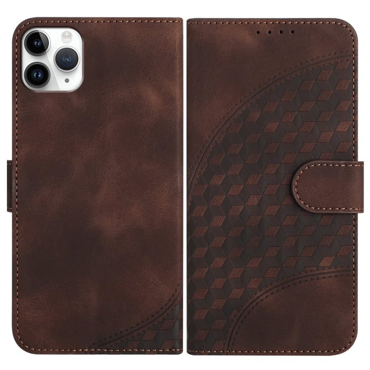 YX0060 Elephant Head Embossed Phone Leather Case with Lanyard, For iPhone 12 mini, For iPhone 11 Pro Max, For iPhone 11