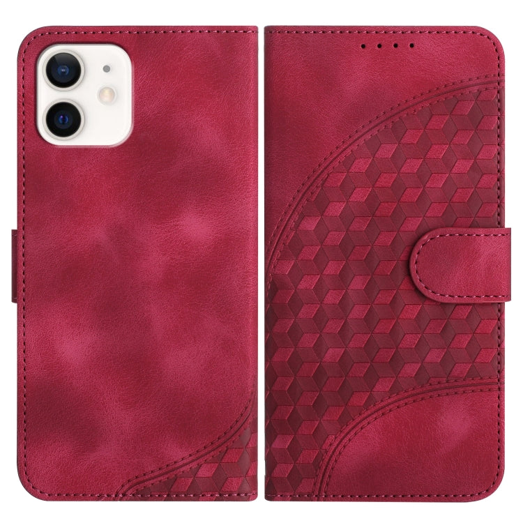 YX0060 Elephant Head Embossed Phone Leather Case with Lanyard, For iPhone 12 mini, For iPhone 11 Pro Max, For iPhone 11