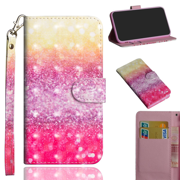 3D Painting Pattern Horizontal Flip TPU + PU Leather Case with Holder & Card Slots & Wallet & Lanyard, For LG K30 (2019), For LG K40S, For LG K41S, For LG K61, For LG Q70