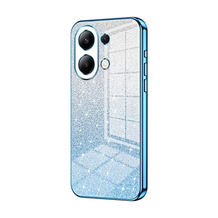 Gradient Glitter Powder Electroplated Phone Case, For Xiaomi Redmi Note 13 4G, For Xiaomi Redmi Note 13 5G, For Xiaomi Redmi Note 13 Pro+