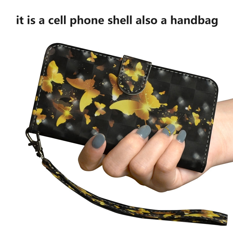 3D Painting Pattern Horizontal Flip TPU + PU Leather Case with Holder & Card Slots & Wallet & Lanyard, For iPhone 11, For iPhone SE 2022 / SE 2020 / 8 / 7