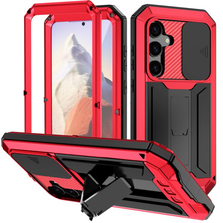 R-JUST Sliding Camera Life Waterproof Holder Phone Case, For Samsung Galaxy S26+ 5G, For Samsung Galaxy S26 Ultra 5G, For Samsung Galaxy S26 5G, For Samsung Galaxy S25 Edge 5G, For Samsung Galaxy S25 5G, For Samsung Galaxy S25+ 5G