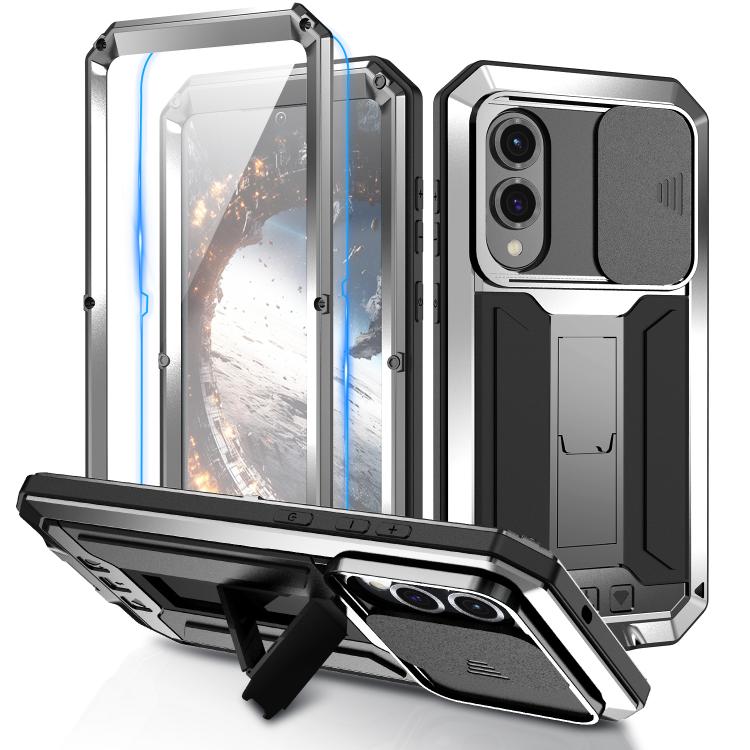 R-JUST Sliding Camera Life Waterproof Holder Phone Case, For Samsung Galaxy S26+ 5G, For Samsung Galaxy S26 Ultra 5G, For Samsung Galaxy S26 5G, For Samsung Galaxy S25 Edge 5G, For Samsung Galaxy S25 5G, For Samsung Galaxy S25+ 5G