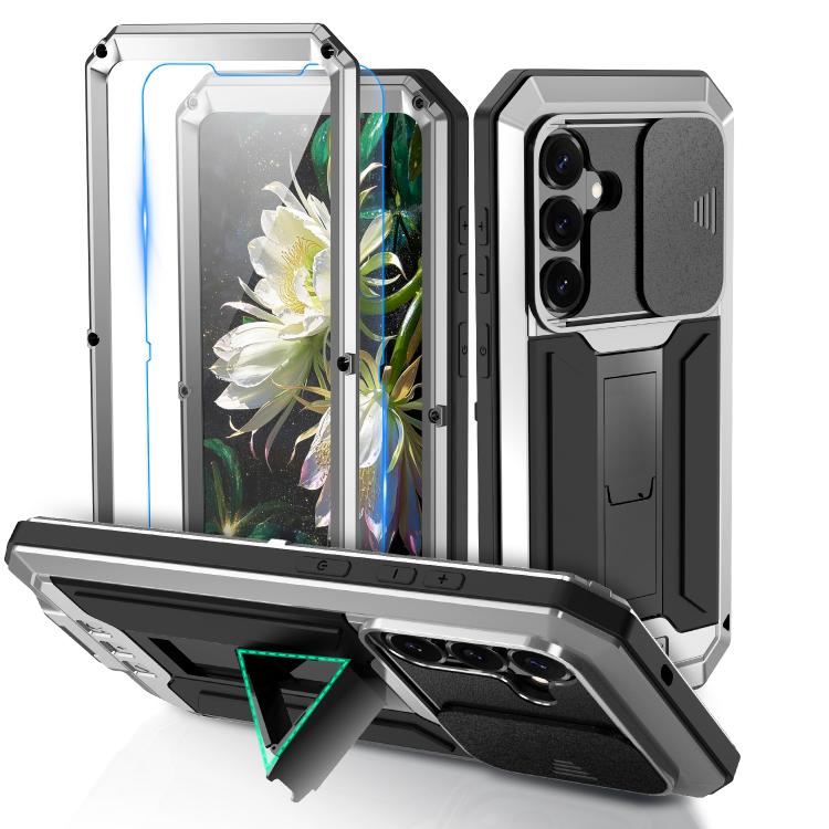 R-JUST Sliding Camera Life Waterproof Holder Phone Case, For Samsung Galaxy S26+ 5G, For Samsung Galaxy S26 Ultra 5G, For Samsung Galaxy S26 5G, For Samsung Galaxy S25 Edge 5G, For Samsung Galaxy S25 5G, For Samsung Galaxy S25+ 5G