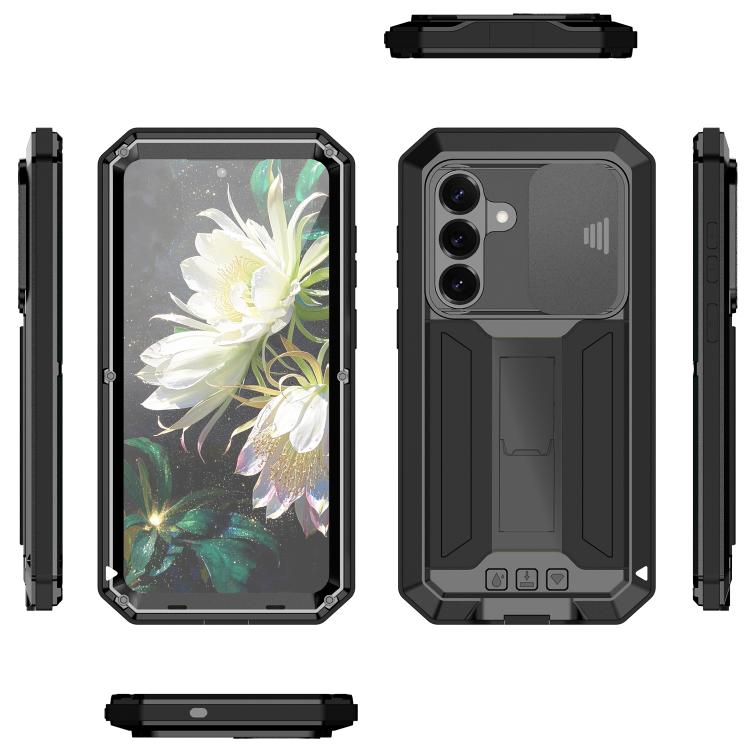 R-JUST Sliding Camera Life Waterproof Holder Phone Case, For Samsung Galaxy S26+ 5G, For Samsung Galaxy S26 Ultra 5G, For Samsung Galaxy S26 5G, For Samsung Galaxy S25 Edge 5G, For Samsung Galaxy S25 5G, For Samsung Galaxy S25+ 5G