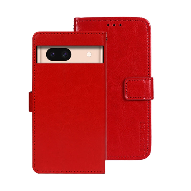 idewei Crazy Horse Texture Leather Phone Case, For Google Pixel 9a, For Google Pixel 8a, For Google Pixel 8 Pro