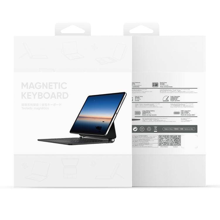 DUX DUCIS MK Series Floating Magnetic Keyboard Tablet Leather Case, For Samsung Galaxy Tab S10+ / S9+, For Samsung Galaxy Tab S9 / S8 / S7