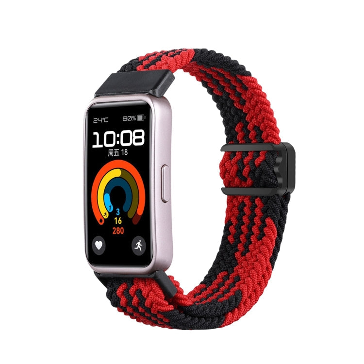 xDfind Magnetic Buckle Nylon Braid Watch Band, For Huawei Band 10 / 9 / 8
