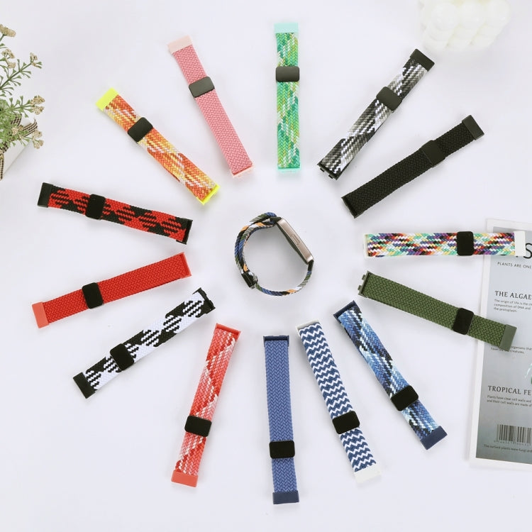 xDfind Magnetic Buckle Nylon Braid Watch Band, For Huawei Band 10 / 9 / 8