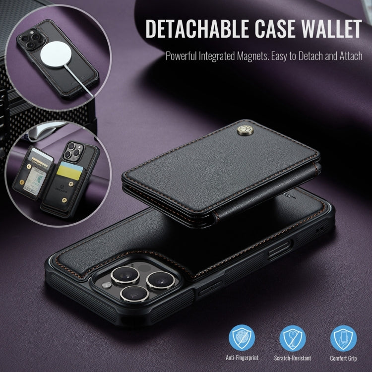 JEEHOOD J05 Business Magnetic Style RFID Leather Phone Case, For iPhone 16 Pro, For iPhone 16 Plus, For iPhone 16, For iPhone 15 Pro Max