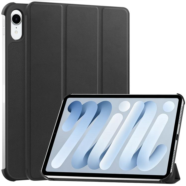 Custer Pure Color 3-Fold Holder Smart Leather Tablet Case, For iPad Air 13 2026 / 2025 / 2024, For iPad Pro 13 2025 / 2024