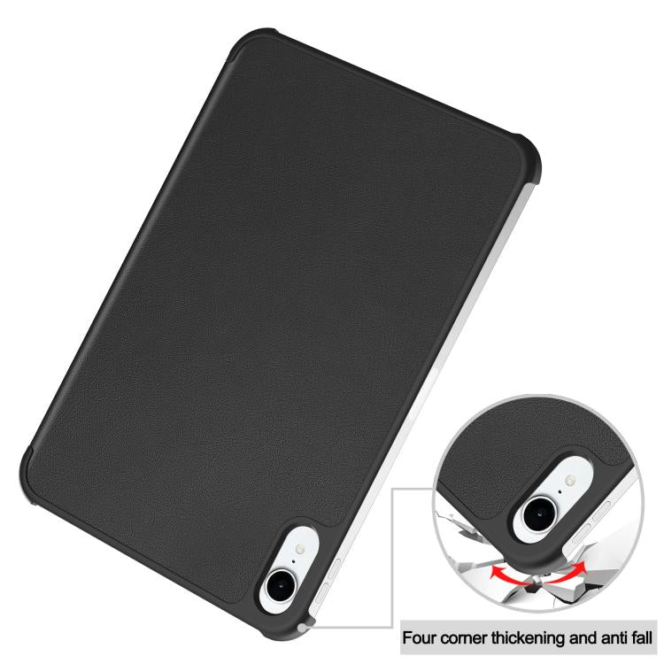 Custer Pure Color 3-Fold Holder Smart Leather Tablet Case, For iPad Air 13 2026 / 2025 / 2024, For iPad Pro 13 2025 / 2024