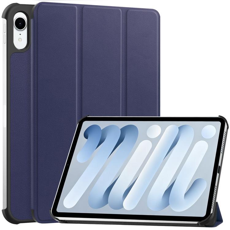 Custer Pure Color 3-Fold Holder Smart Leather Tablet Case, For iPad Air 13 2026 / 2025 / 2024, For iPad Pro 13 2025 / 2024