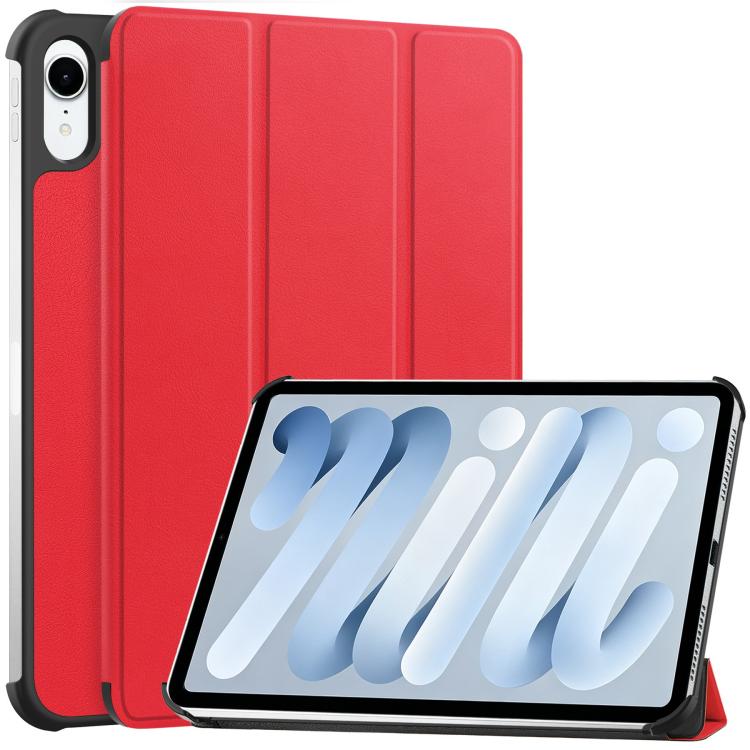 Custer Pure Color 3-Fold Holder Smart Leather Tablet Case, For iPad Air 13 2026 / 2025 / 2024, For iPad Pro 13 2025 / 2024