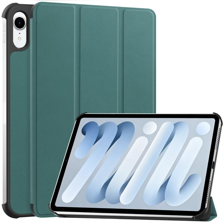 Custer Pure Color 3-Fold Holder Smart Leather Tablet Case, For iPad Air 13 2026 / 2025 / 2024, For iPad Pro 13 2025 / 2024