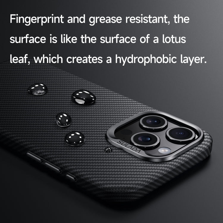SULADA 600D Kevlar Texture PC Shockproof Phone Case, For iPhone 18 Pro, For iPhone 18 Pro Max, For iPhone 17 Pro Max, For iPhone 17 Pro, For iPhone 17, For iPhone Air