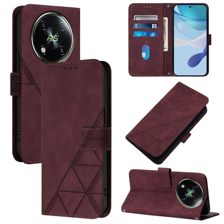 Crossbody 3D Embossed Flip Leather Phone Case, For Itel Power 70, For Itel A50, For Itel RS4, For Itel S24
