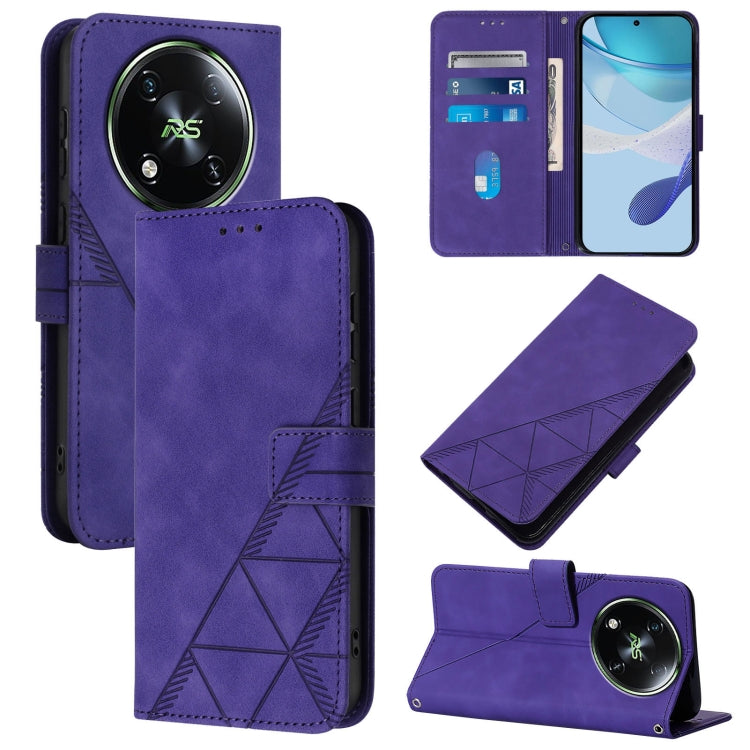 Crossbody 3D Embossed Flip Leather Phone Case, For Itel Power 70, For Itel A50, For Itel RS4, For Itel S24