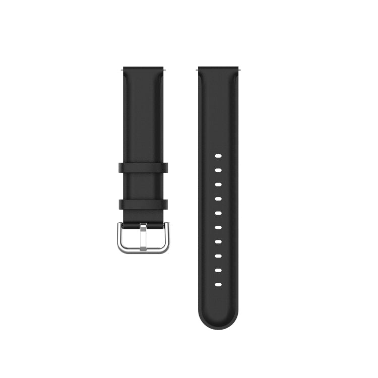 Round Tail Leather Strap, Size: Free Size 22mm, For Galaxy Watch 3 45mm