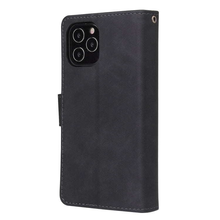 Multifunctional Retro Frosted Horizontal Flip Leather Case with Card Slot & Holder & Zipper Wallet & Photo Frame & Lanyard, For iPhone 12 Pro Max, For iPhone 12 / 12 Pro, For iPhone 12 mini, For Samsung Galaxy A11