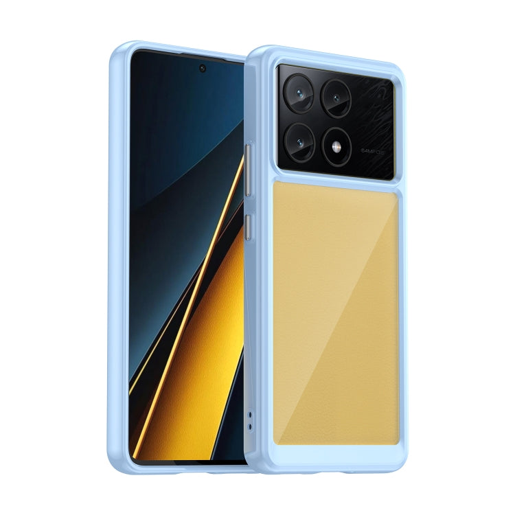 Colorful Series Acrylic Hybrid TPU Phone Case, For Xiaomi Poco X6 Pro 5G