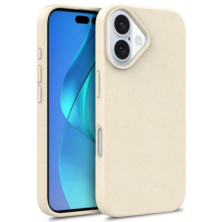 Wheat Straw TPU Phone Case, For iPhone 16 Pro, For iPhone 16 Plus, For iPhone 16