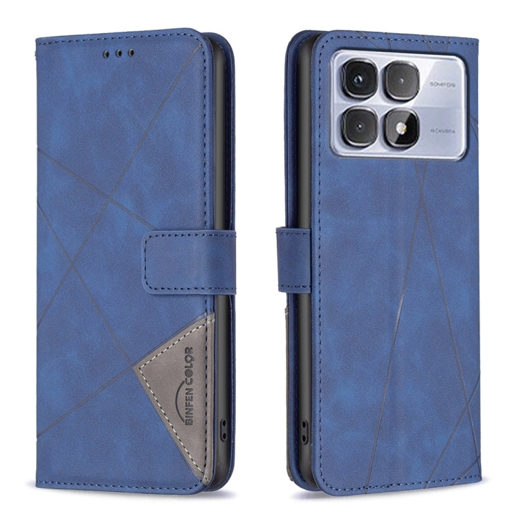 Magnetic Buckle Rhombus Texture Leather Phone Case, For Redmi Note 14 Pro 5G / Note 14 Pro+ 5G, For Redmi 14C 4G, For Redmi K70 Ultra