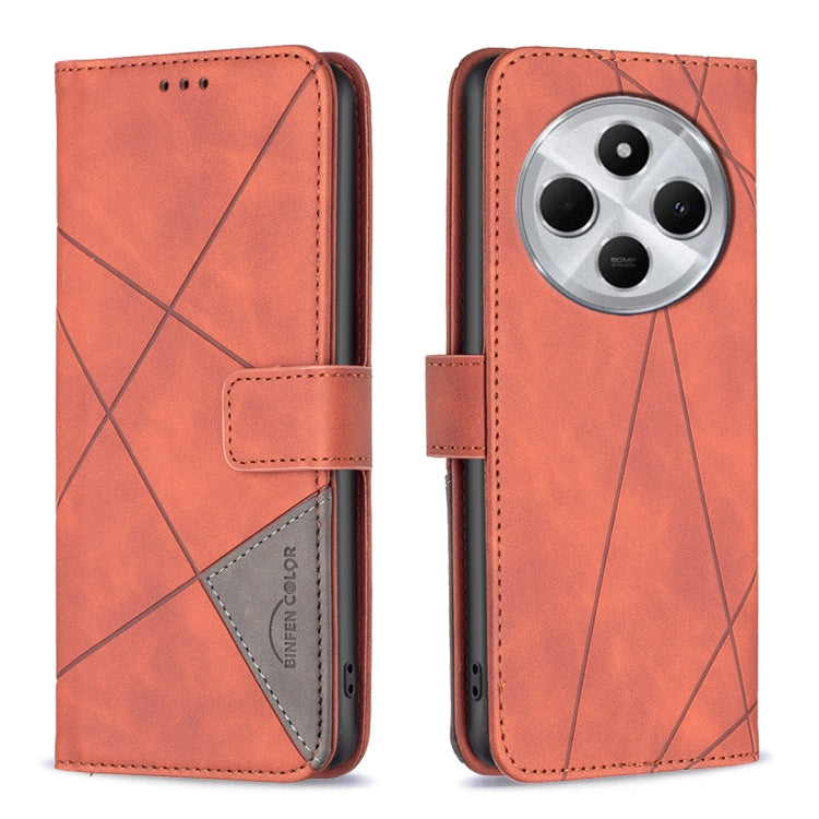 Magnetic Buckle Rhombus Texture Leather Phone Case, For Redmi Note 14 Pro 5G / Note 14 Pro+ 5G, For Redmi 14C 4G, For Redmi K70 Ultra