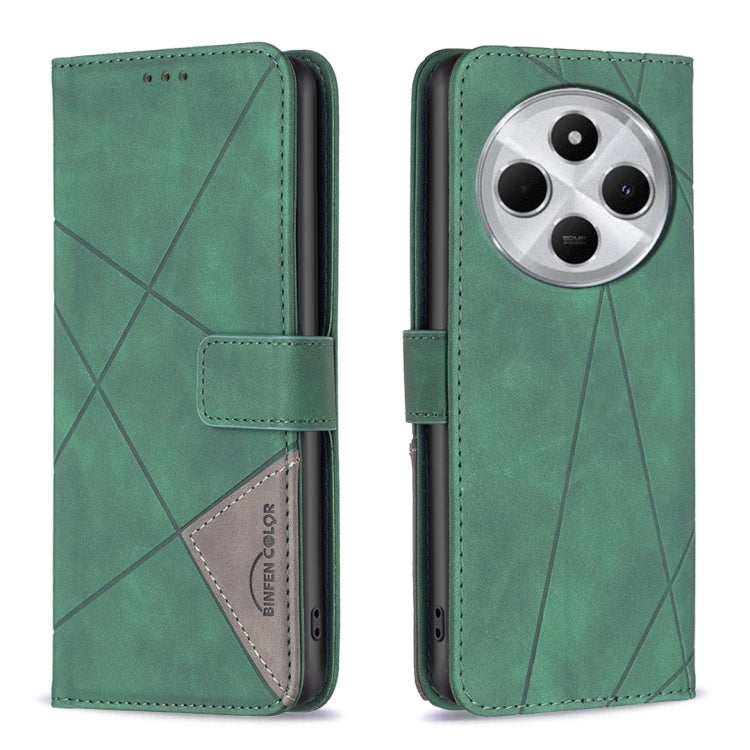 Magnetic Buckle Rhombus Texture Leather Phone Case, For Redmi Note 14 Pro 5G / Note 14 Pro+ 5G, For Redmi 14C 4G, For Redmi K70 Ultra