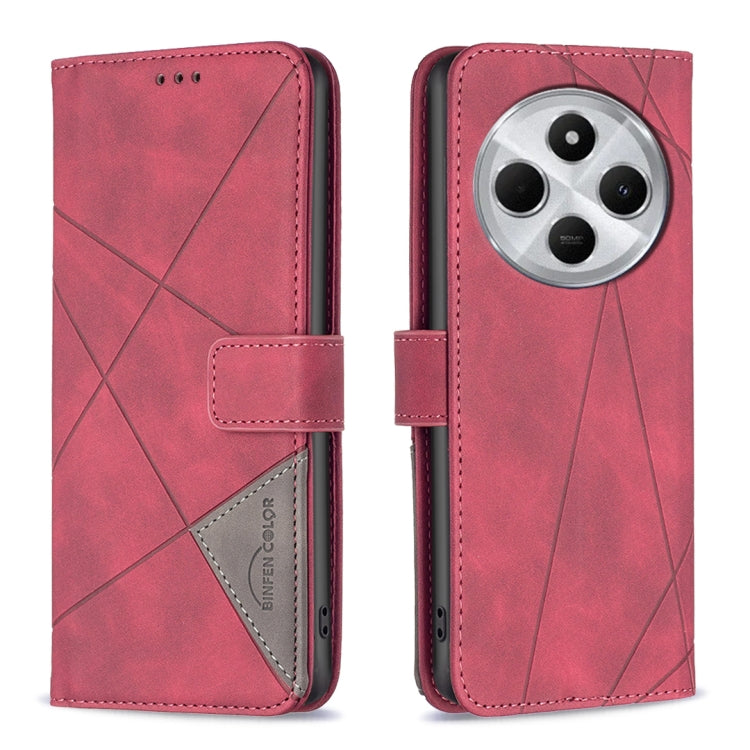 Magnetic Buckle Rhombus Texture Leather Phone Case, For Redmi Note 14 Pro 5G / Note 14 Pro+ 5G, For Redmi 14C 4G, For Redmi K70 Ultra