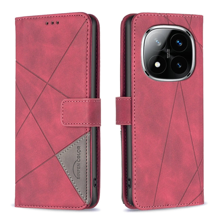 Magnetic Buckle Rhombus Texture Leather Phone Case, For Redmi Note 14 Pro 5G / Note 14 Pro+ 5G, For Redmi 14C 4G, For Redmi K70 Ultra