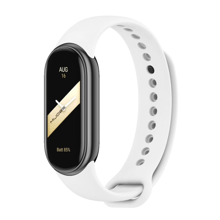 MIJOBS Metal Buckle Solid Color Silicone Watch Band, For Xiaomi Smart Band 9 / 8