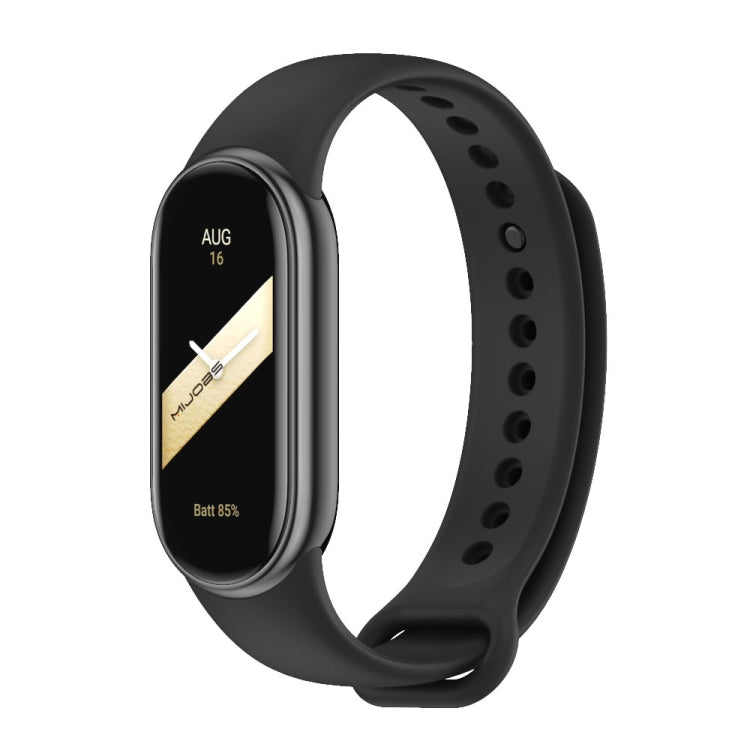 MIJOBS Metal Buckle Solid Color Silicone Watch Band, For Xiaomi Smart Band 9 / 8