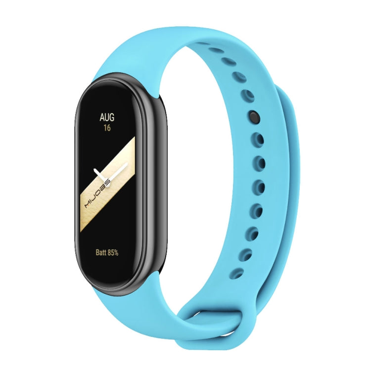 MIJOBS Metal Buckle Solid Color Silicone Watch Band, For Xiaomi Smart Band 9 / 8