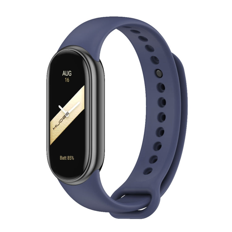 MIJOBS Metal Buckle Solid Color Silicone Watch Band, For Xiaomi Smart Band 9 / 8