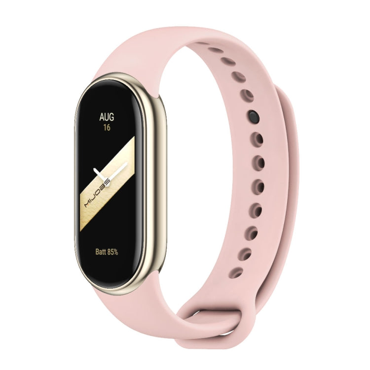 MIJOBS Metal Buckle Solid Color Silicone Watch Band, For Xiaomi Smart Band 9 / 8