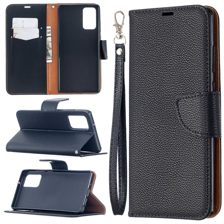 Litchi Texture Pure Color Horizontal Flip Leather Case with Holder & Card Slots & Wallet & Lanyard, For Samsung Galaxy Note20, For Samsung Galaxy Note20 Ultra