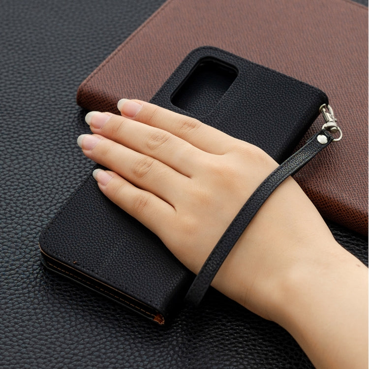 Litchi Texture Pure Color Horizontal Flip Leather Case with Holder & Card Slots & Wallet & Lanyard, For Samsung Galaxy Note20, For Samsung Galaxy Note20 Ultra
