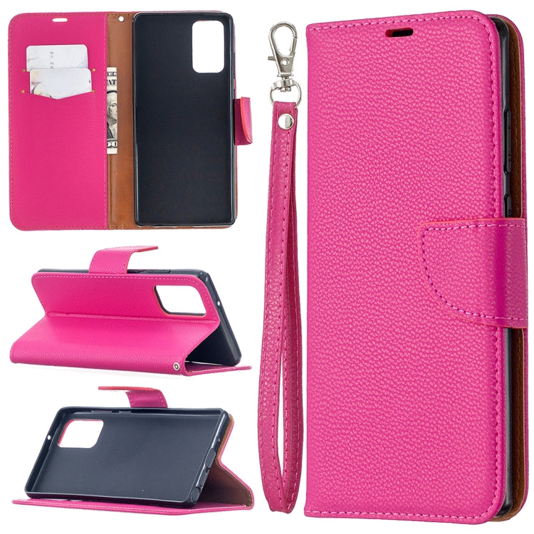 Litchi Texture Pure Color Horizontal Flip Leather Case with Holder & Card Slots & Wallet & Lanyard, For Samsung Galaxy Note20, For Samsung Galaxy Note20 Ultra
