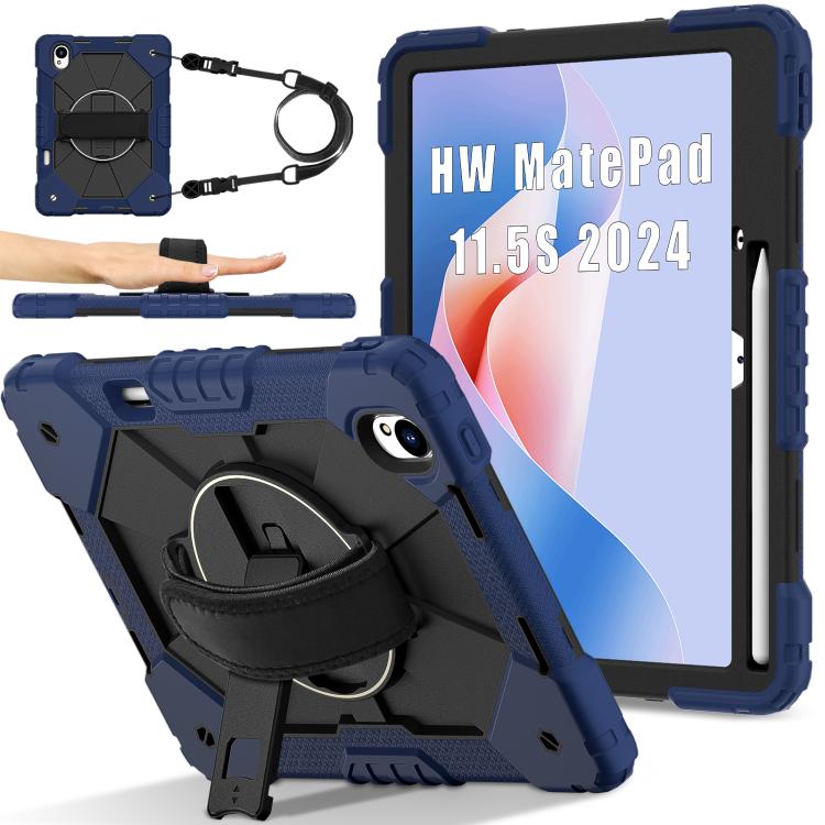 Contrast Color Robot Silicone Hybrid PC Tablet Case, For Huawei MatePad 11.5 S